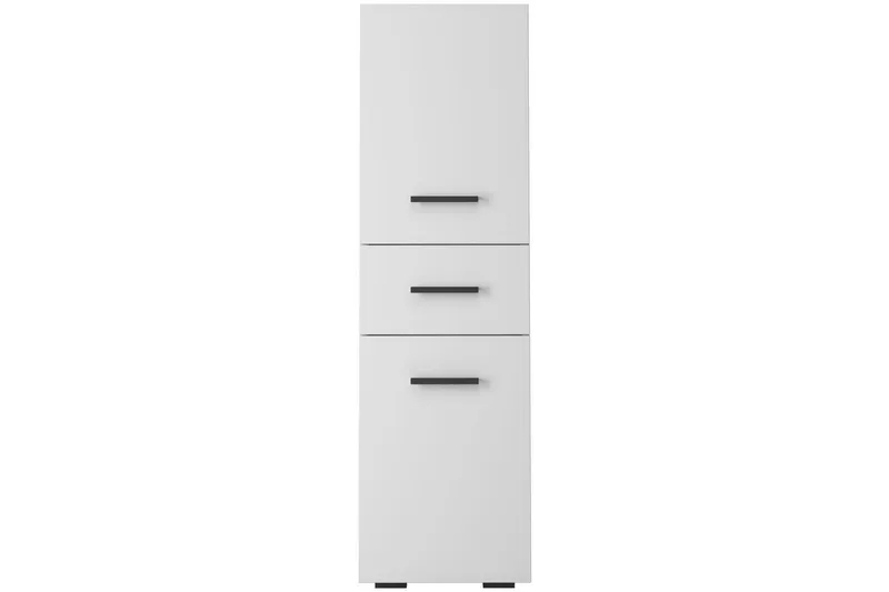 Malika Høyskap til Bad 130x38x35 cm - Hvit - Hus & oppussing - Kjøkken & bad - Baderom - Baderomsmøbler & baderomsinnredning - Baderomsskap