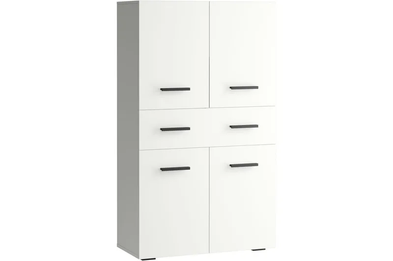 Malika Høyskap til Bad 130x76x35 cm - Hvit - Hus & oppussing - Kjøkken & bad - Baderom - Baderomsmøbler & baderomsinnredning - Baderomsskap