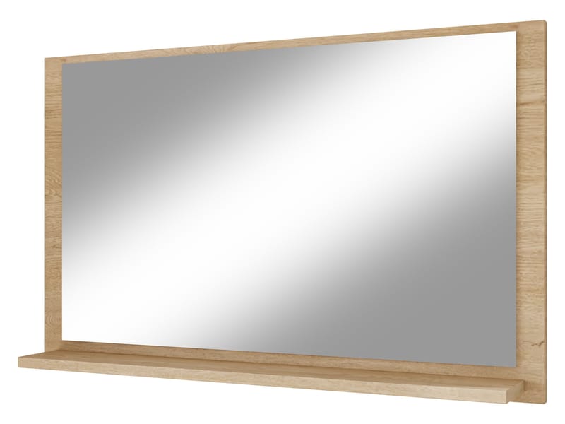 Merlinor veggspeil 80 cm, lysebrun