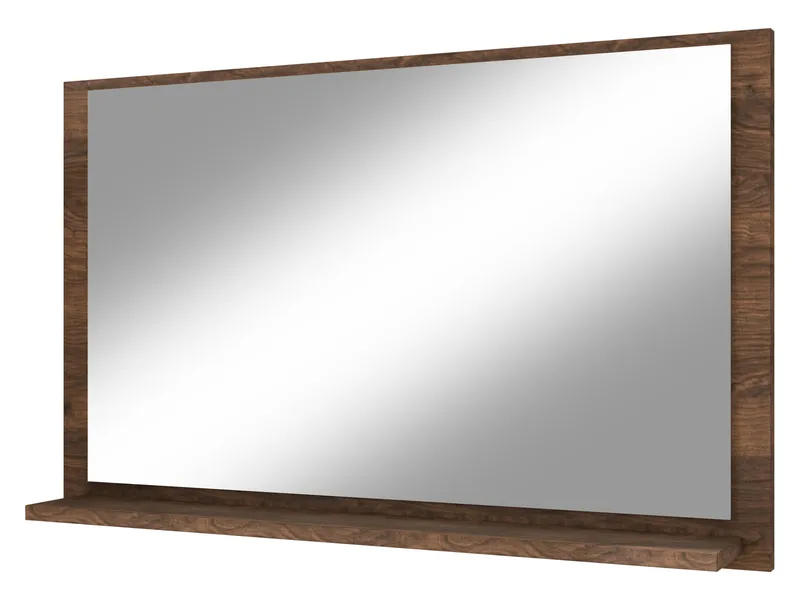Merlinor veggspeil 80 cm, mørkebrun
