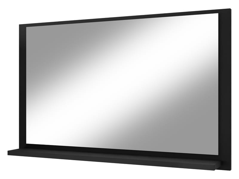 Merlinor veggspeil 80 cm, svart