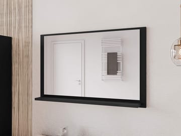 Merlinor veggspeil 80 cm - svart - Hus & oppussing - Kjøkken & bad - Baderom - Baderomsmøbler & baderomsinnredning - Baderomsspeil