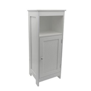 Morano baderomsskap 30x80 cm Wienerfletting - hvit og sølvfarget - Hus & oppussing - Kjøkken & bad - Baderom - Baderomsmøbler & baderomsinnredning - Baderomsskap