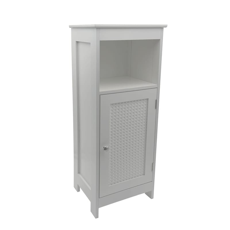 Morano baderomsskap 30x80 cm Wienerfletting - hvit og sølvfarget - Hus & oppussing - Kjøkken & bad - Baderom - Baderomsmøbler & baderomsinnredning - Baderomsskap