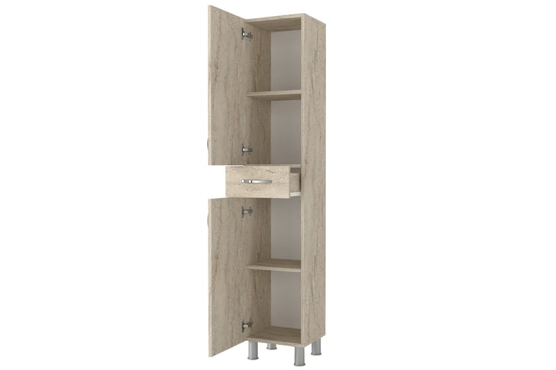 Namo Høyskap Bad - Beige - Hus & oppussing - Kjøkken & bad - Baderom - Baderomsmøbler & baderomsinnredning - Baderomsskap