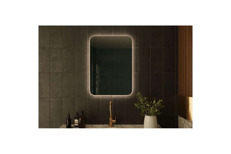 Neylen Baderomsspeil 50 cm Rektangulær - Hvit - Hus & oppussing - Kjøkken & bad - Baderom - Baderomsmøbler & baderomsinnredning - Baderomsspeil