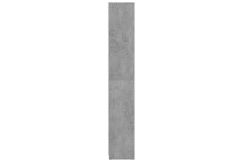 Baderomsskap betonggrå 30x30x183,5 cm sponplate - Grå - Oppbevaring til baderom