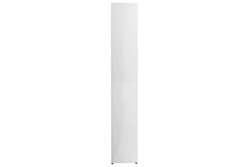 Baderomsskap høyglans hvit 30x30x183,5 cm sponplate - Hvit - Hus & oppussing - Kjøkken & bad - Baderom - Baderomsmøbler & baderomsinnredning - Oppbevaring til baderom