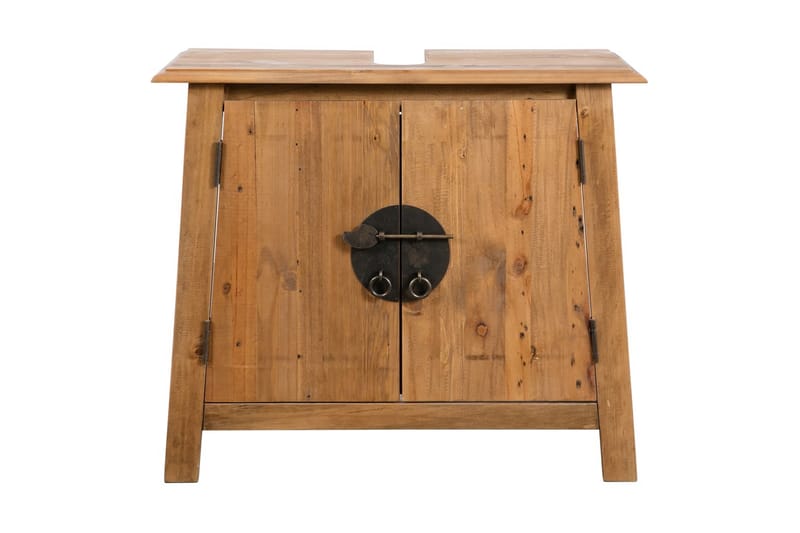 Baderomsskap heltre resirkulert furu 70x32x63 cm - Hus & oppussing - Kjøkken & bad - Baderom - Baderomsmøbler & baderomsinnredning - Oppbevaring til baderom