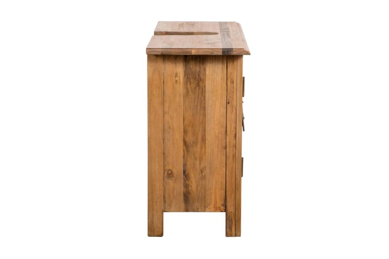 Baderomsskap heltre resirkulert furu 70x32x63 cm - Hus & oppussing - Kjøkken & bad - Baderom - Baderomsmøbler & baderomsinnredning - Oppbevaring til baderom