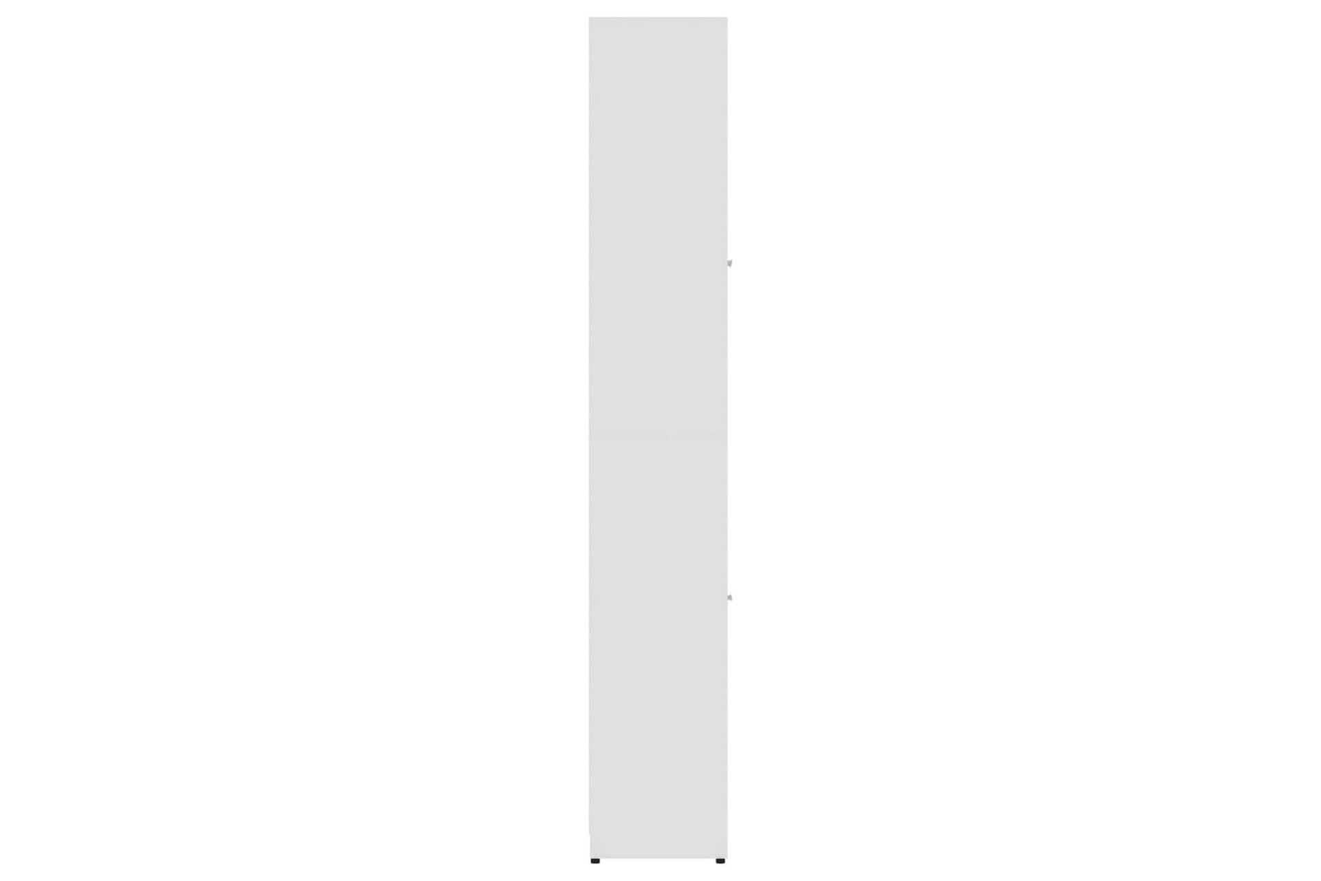 Baderomsskap hvit 30x30x183,5 cm sponplate - Hvit - Hus & oppussing - Kjøkken & bad - Baderom - Baderomsmøbler & baderomsinnredning - Oppbevaring til baderom