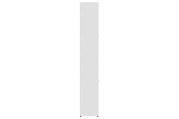 Baderomsskap hvit 30x30x183,5 cm sponplate - Hvit - Hus & oppussing - Kjøkken & bad - Baderom - Baderomsmøbler & baderomsinnredning - Oppbevaring til baderom