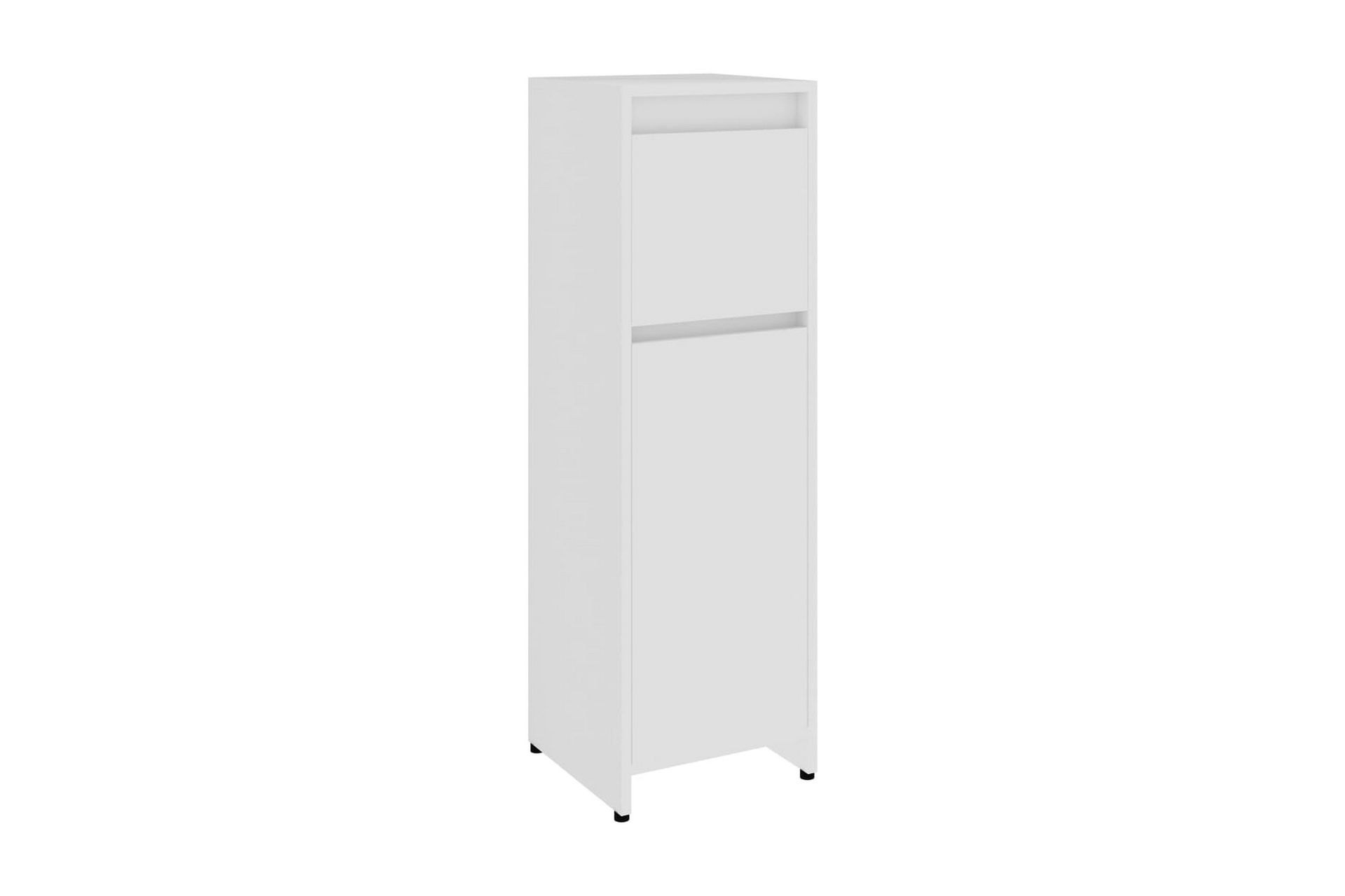 Baderomsskap hvit 30x30x95 cm sponplate - Hvit - Hus & oppussing - Kjøkken & bad - Baderom - Baderomsmøbler & baderomsinnredning - Oppbevaring til baderom