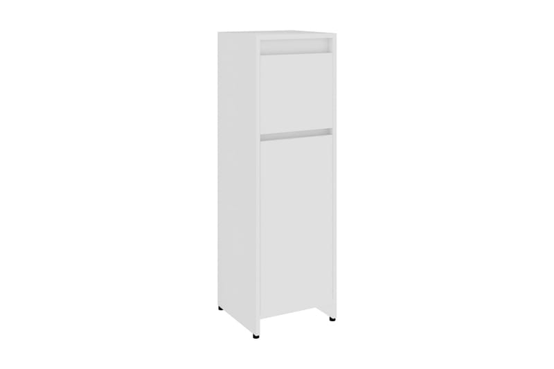Baderomsskap hvit 30x30x95 cm sponplate - Hvit - Hus & oppussing - Kjøkken & bad - Baderom - Baderomsmøbler & baderomsinnredning - Oppbevaring til baderom