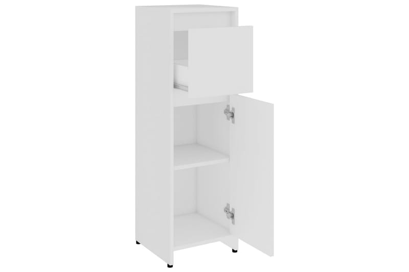Baderomsskap hvit 30x30x95 cm sponplate - Hvit - Hus & oppussing - Kjøkken & bad - Baderom - Baderomsmøbler & baderomsinnredning - Oppbevaring til baderom