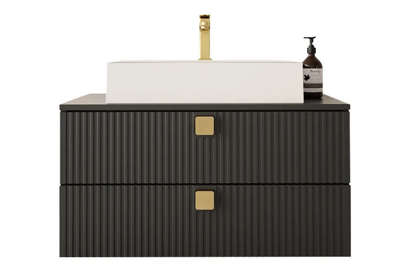 Glenndale Baderomsoppbevaring, Svart