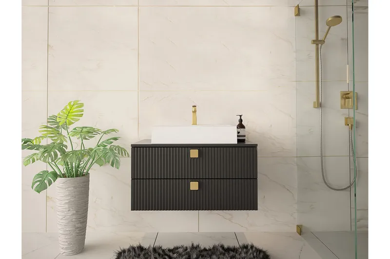 Glenndale Badrumsförvaring Concept 55 Black - Hus & oppussing - Kjøkken & bad - Baderom - Baderomsmøbler & baderomsinnredning - Oppbevaring til baderom