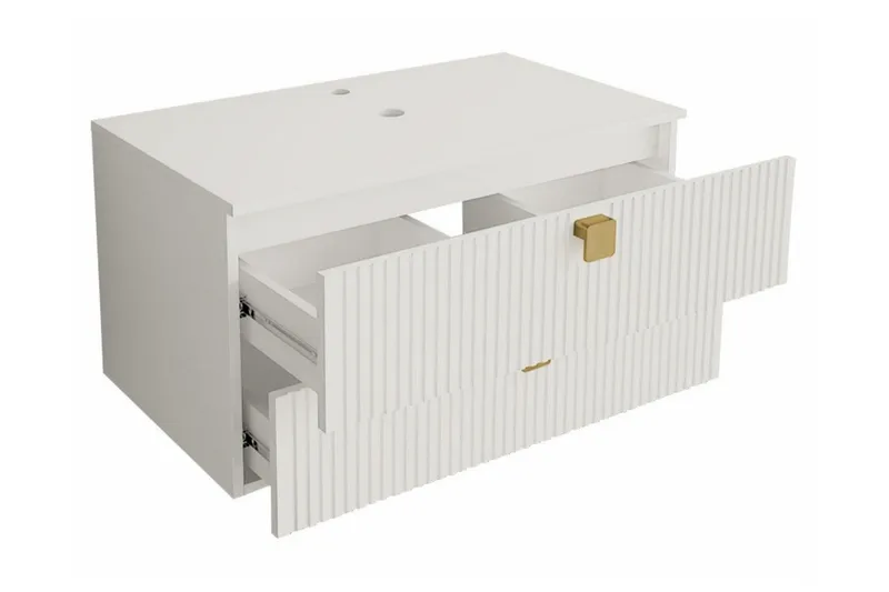 Glenndale Badrumsförvaring Concept 55 White - Hus & oppussing - Kjøkken & bad - Baderom - Baderomsmøbler & baderomsinnredning - Oppbevaring til baderom