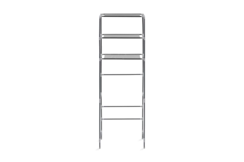 Oppbevaringsstativ til toalett 3 etasjer sølv 53x28x169 cm - Hus & oppussing - Kjøkken & bad - Baderom - Baderomsmøbler & baderomsinnredning - Oppbevaring til baderom