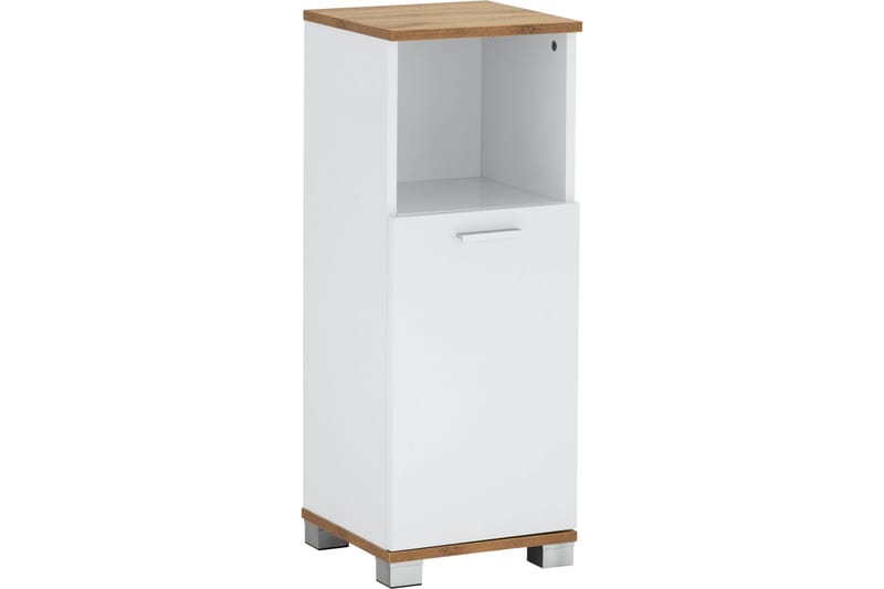 Wollaston Baderomskap 30x30 cm - Hvit/Natur - Hus & oppussing - Kjøkken & bad - Baderom - Baderomsmøbler & baderomsinnredning - Oppbevaring til baderom