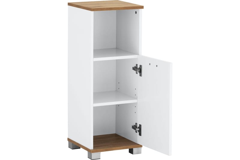 Wollaston Baderomskap 30x30 cm - Hvit/Natur - Hus & oppussing - Kjøkken & bad - Baderom - Baderomsmøbler & baderomsinnredning - Oppbevaring til baderom