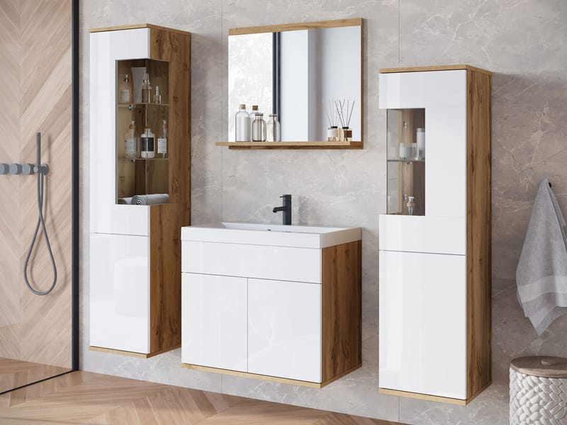 Serlin Baderomsmøbelsett - Hus & oppussing - Kjøkken & bad - Baderom - Baderomsmøbler & baderomsinnredning - Komplette møbelpakker