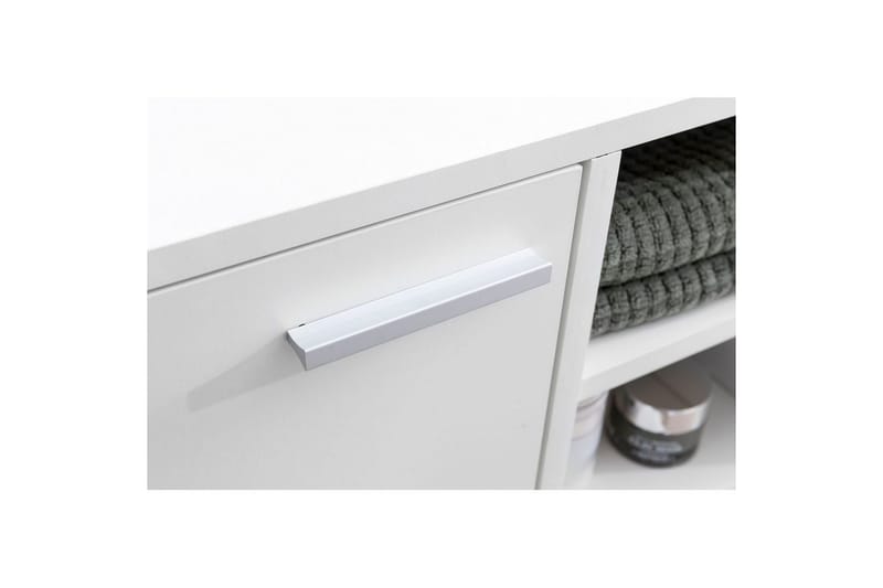 Servantensokkel Wohnling Foliert Sponplate 1 Dør 3 Lagringshyller Moderne - Hus & oppussing - Kjøkken & bad - Baderom - Baderomsmøbler & baderomsinnredning - Baderomsskap