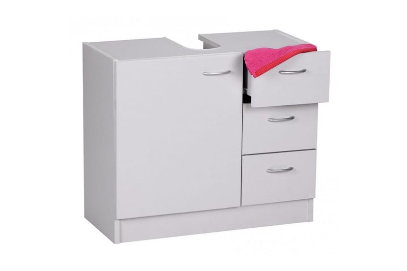 Servantensokkel Wohnling Foliert Sponplate 1 Dør 3 Skuffer Moderne, undefined