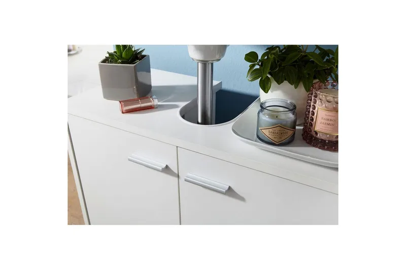 Servantensokkel Wohnling Foliert Sponplate 2 Dører Kontor Moderne - Hus & oppussing - Kjøkken & bad - Baderom - Baderomsmøbler & baderomsinnredning - Baderomsskap