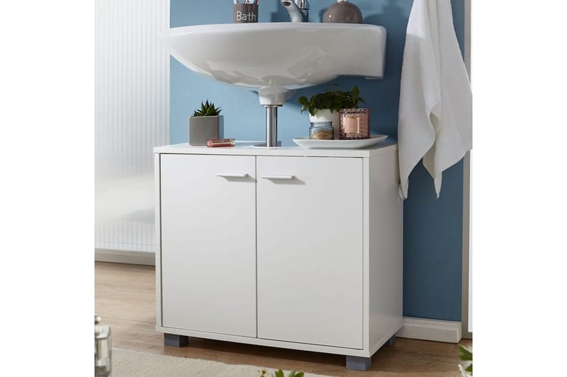 Servantensokkel Wohnling Foliert Sponplate 2 Dører Kontor Moderne - Hus & oppussing - Kjøkken & bad - Baderom - Baderomsmøbler & baderomsinnredning - Baderomsskap