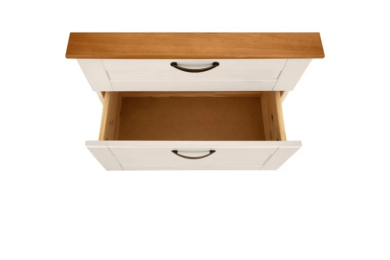 Servantskap Alby 1 skuff, Hvit/Honning - 1 skuff, Hvit/Honning - Hus & oppussing - Kjøkken & bad - Baderom - Baderomsmøbler & baderomsinnredning - Baderomsskap