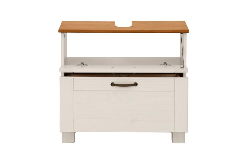 Servantskap Alby 1 skuff, Hvit/Honning - 1 skuff, Hvit/Honning - Hus & oppussing - Kjøkken & bad - Baderom - Baderomsmøbler & baderomsinnredning - Baderomsskap