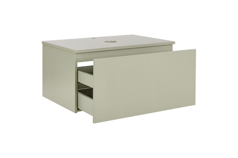 Servantskap Alzira Grønn, 80x52x40 cm - Grønn, 80x52x40 cm - Hus & oppussing - Kjøkken & bad - Baderom - Baderomsmøbler & baderomsinnredning - Baderomsskap