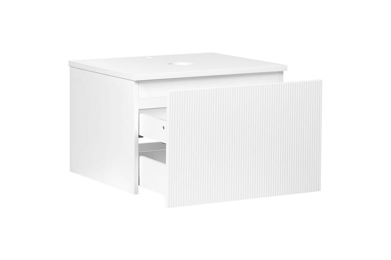 Servantskap Alzira Hvit, 60x52x40 cm - Hvit, 60x52x40 cm - Hus & oppussing - Kjøkken & bad - Baderom - Baderomsmøbler & baderomsinnredning - Baderomsskap