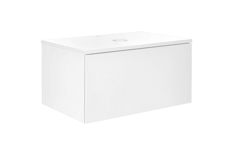 Servantskap Alzira Hvit, 80x52x40 cm, Hvit, 80x52x40 cm