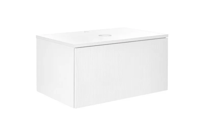 Servantskap Alzira Hvit, 80x52x40 cm, Hvit, 80x52x40 cm