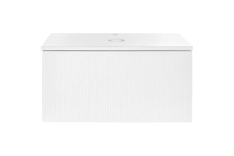 Servantskap Alzira Hvit, 80x52x40 cm - Hvit, 80x52x40 cm - Hus & oppussing - Kjøkken & bad - Baderom - Baderomsmøbler & baderomsinnredning - Baderomsskap