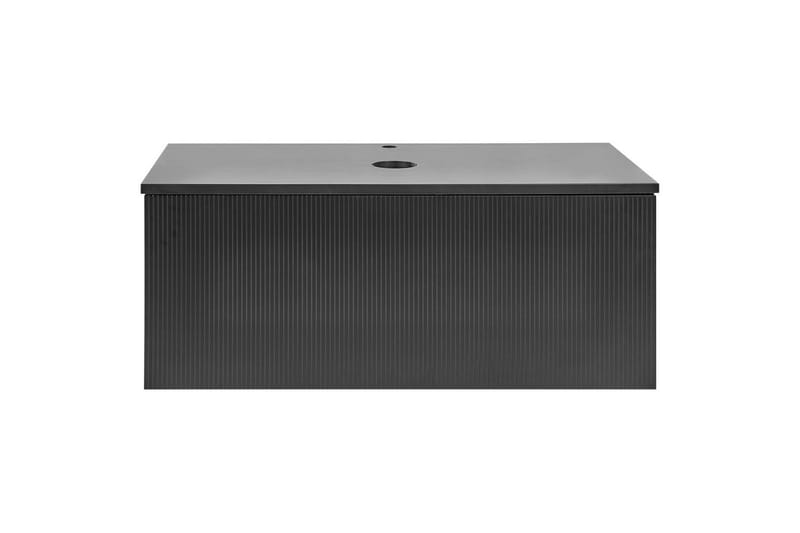 Servantskap Alzira Svart, 100x52x40 cm - Svart, 100x52x40 cm - Hus & oppussing - Kjøkken & bad - Baderom - Baderomsmøbler & baderomsinnredning - Baderomsskap