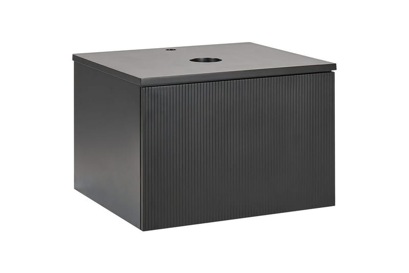Servantskap Alzira Svart, 60x52x40 cm - Svart, 60x52x40 cm - Hus & oppussing - Kjøkken & bad - Baderom - Baderomsmøbler & baderomsinnredning - Baderomsskap