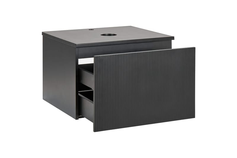 Servantskap Alzira Svart, 60x52x40 cm - Svart, 60x52x40 cm - Hus & oppussing - Kjøkken & bad - Baderom - Baderomsmøbler & baderomsinnredning - Baderomsskap