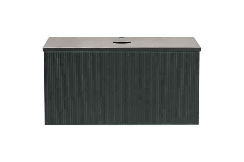 Servantskap Alzira Svart, 80x52x40 cm - Svart, 80x52x40 cm - Hus & oppussing - Kjøkken & bad - Baderom - Baderomsmøbler & baderomsinnredning - Baderomsskap