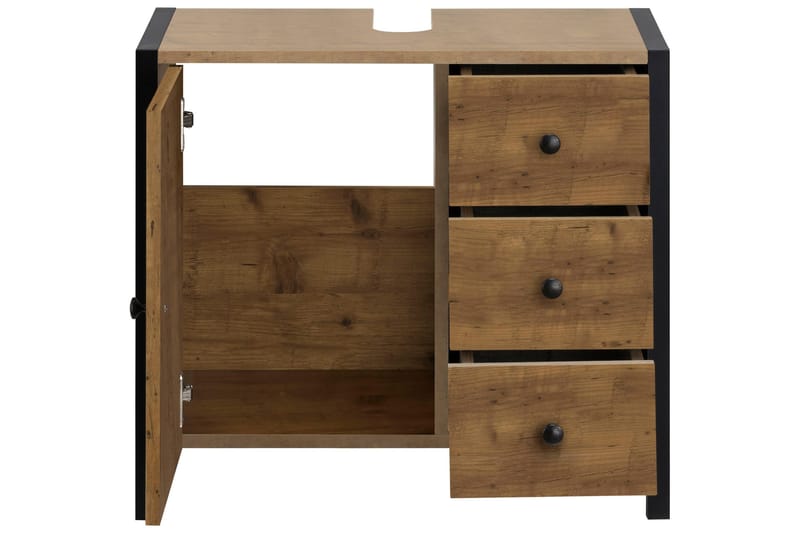 Bagnum Servantskap 60 cm - Brun / Svart - Hus & oppussing - Kjøkken & bad - Baderom - Baderomsmøbler & baderomsinnredning - Servantskap & kommode