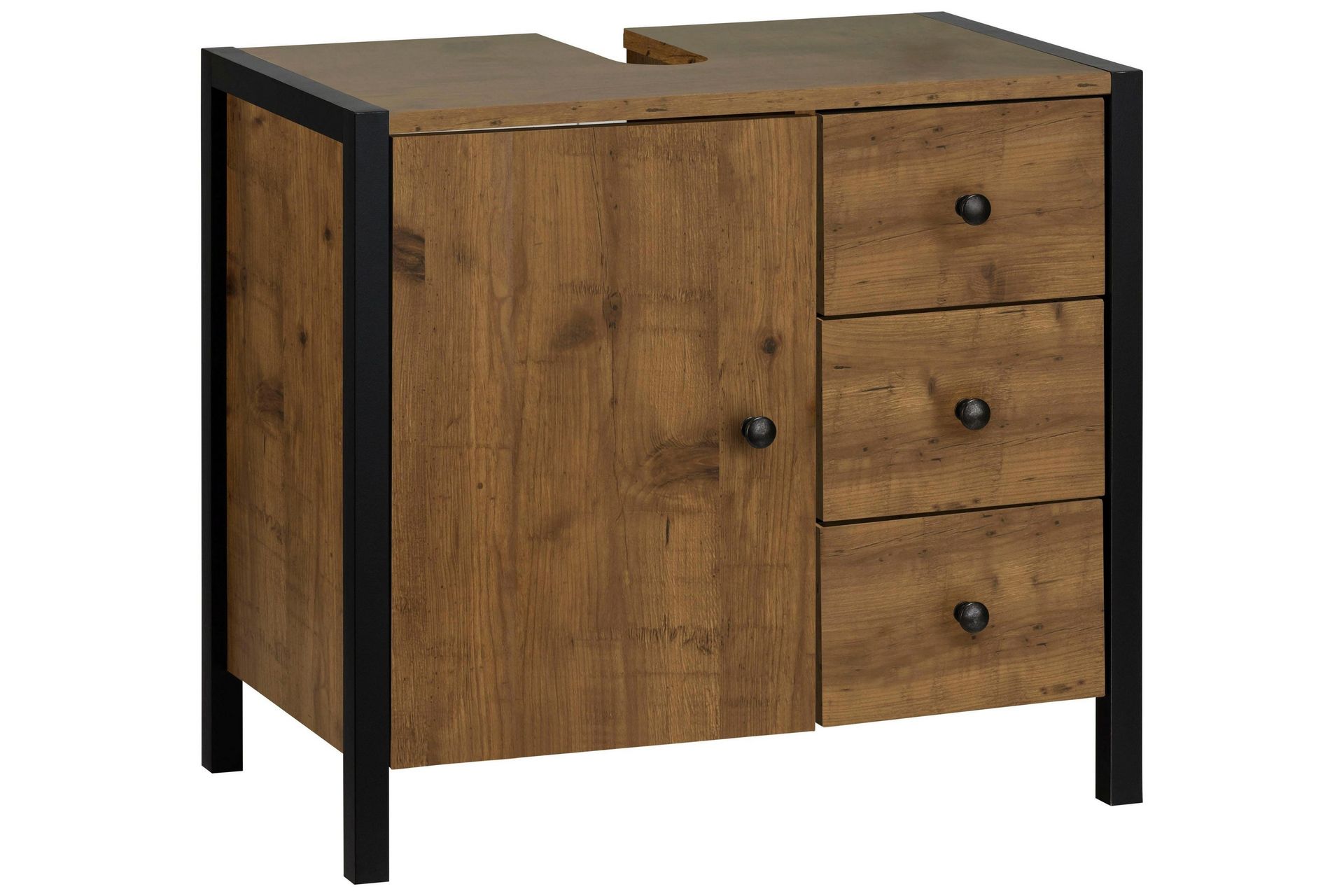 Bagnum Servantskap 60 cm - Brun / Svart - Hus & oppussing - Kjøkken & bad - Baderom - Baderomsmøbler & baderomsinnredning - Servantskap & kommode