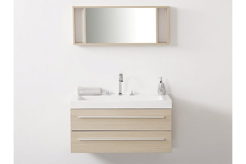 Barcelona Baderomsmøbler 47 | 100 cm - Beige - Servantskap & kommode