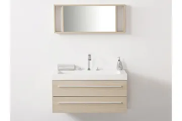 Barcelona Baderomsmøbler 47 | 100 cm - Beige - Hus & oppussing - Kjøkken & bad - Baderom - Baderomsmøbler & baderomsinnredning - Servantskap & kommode