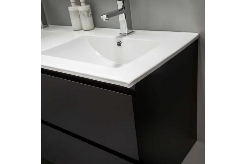 Bathlife Eufori Servantskap 1200 - Svart - Hus & oppussing - Kjøkken & bad - Baderom - Baderomsmøbler & baderomsinnredning - Servantskap & kommode