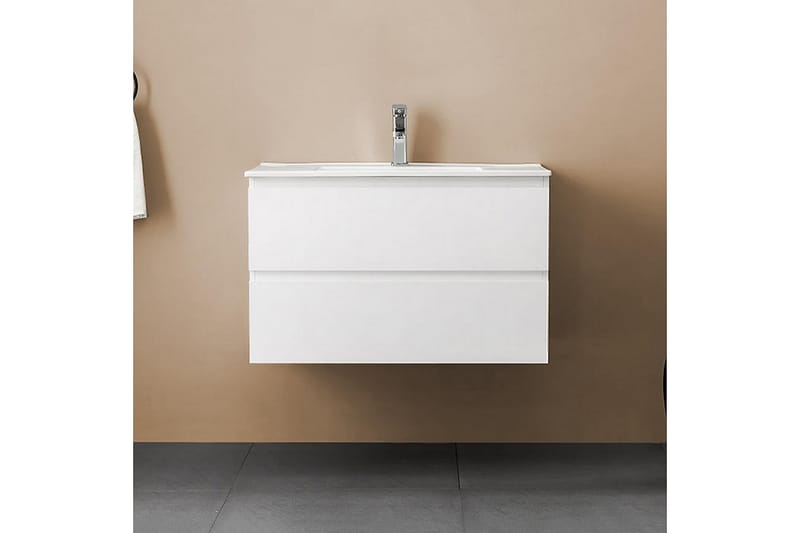 Bathlife Eufori Servantskap 800 - Hvit - Hus & oppussing - Kjøkken & bad - Baderom - Baderomsmøbler & baderomsinnredning - Servantskap & kommode