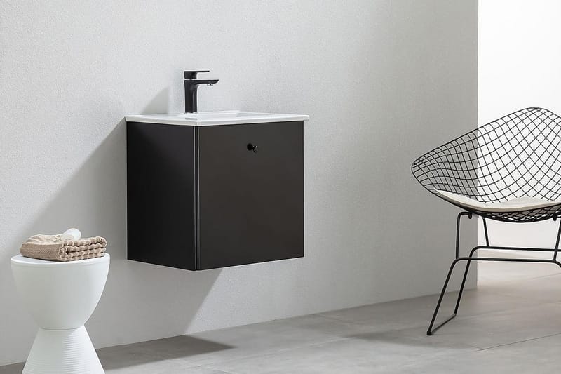 Bathlife Fröjd Servantskap 520 mm - Mattsvart - Hus & oppussing - Kjøkken & bad - Baderom - Baderomsmøbler & baderomsinnredning - Servantskap & kommode