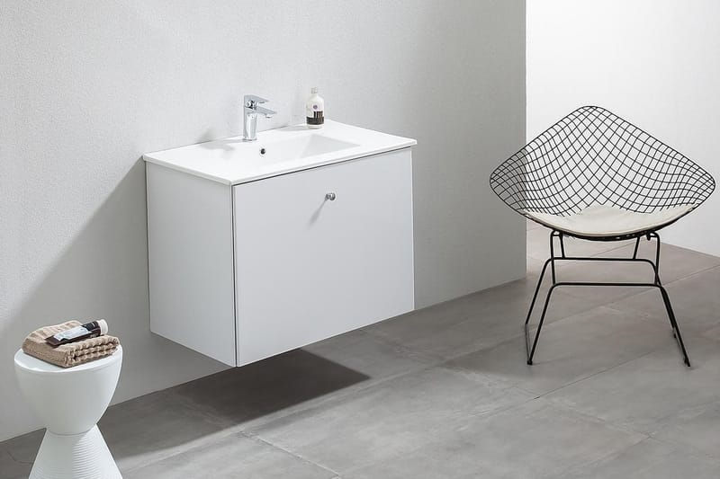 Bathlife Fröjd Servantskap 820 mm - Hvit - Hus & oppussing - Kjøkken & bad - Baderom - Baderomsmøbler & baderomsinnredning - Servantskap & kommode