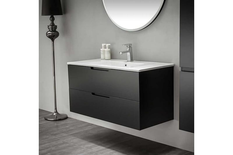 Bathlife Glädje Servantskap 1000 - Svart - Hus & oppussing - Kjøkken & bad - Baderom - Baderomsmøbler & baderomsinnredning - Servantskap & kommode